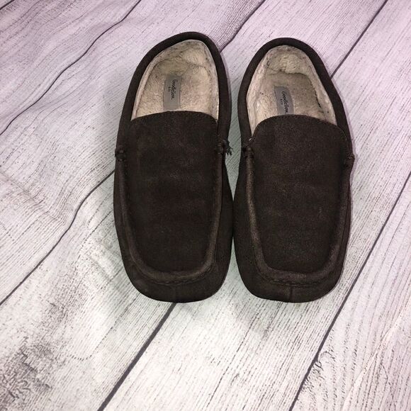Goodfellow suede slippers dark brown size 7 - Picture 2 of 9